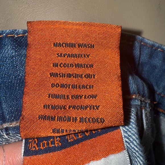 Rock Revival Jimmy Distressed Straight Jean - Blue 36 - Picture 10 of 10